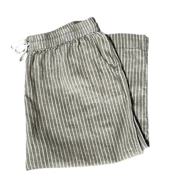 Beachlunchlouge Capri Tan & White Wide Leg Size XL - Picture 1 of 7